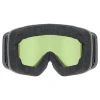 Mască schi Uvex Pwdr FM black matt dl/red-clear