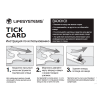 Card de extragere a căpușelor Lifesystems Tick Remover Tool Card de extragere a căpușelor Lifesystems Tick Remover Tool