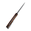 Cuțit pliabil, CIVIVI, Mini Praxis C18026C-DS1, lamă damasc 2.98 inch, mâner lemn Guibourtia, liner lock Cuțit pliabil, CIVIVI, Mini Praxis C18026C-DS1, lamă damasc 2.98 inch, mâner lemn Guibourtia, liner lock