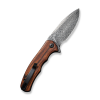 Cuțit pliabil, CIVIVI, Mini Praxis C18026C-DS1, lamă damasc 2.98 inch, mâner lemn Guibourtia, liner lock Cuțit pliabil, CIVIVI, Mini Praxis C18026C-DS1, lamă damasc 2.98 inch, mâner lemn Guibourtia, liner lock