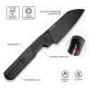 Cuțit pliabil, CIVIVI, Hid C23008-1, lamă 14C28N 4.14 inch, mâner G10, liner lock