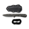 Cuțit cu lamă fixă, CIVIVI, Mini Elementum C23010-DS1, lamă damasc 2.24 inch, mâner Micarta, teacă Kydex