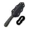 Cuțit cu lamă fixă, CIVIVI, Mini Elementum C23010-DS1, lamă damasc 2.24 inch, mâner Micarta, teacă Kydex