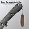 Cuțit cu lamă fixă, CIVIVI, Mini Elementum C23010-DS1, lamă damasc 2.24 inch, mâner Micarta, teacă Kydex