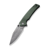 Cuțit pliabil, CIVIVI, Tranquil C23027-DS1, lamă damasc 3.7 inch, mâner canvas micarta, liner lock