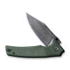Cuțit pliabil, CIVIVI, Tranquil C23027-DS1, lamă damasc 3.7 inch, mâner canvas micarta, liner lock