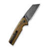 Cuțit pliabil, CIVIVI, Amirite C23028-DS1, lamă Damascus 3.48 inch, mâner Ultem, Button Lock
