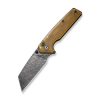 Cuțit pliabil, CIVIVI, Amirite C23028-DS1, lamă Damascus 3.48 inch, mâner Ultem, Button Lock