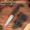 Cuțit cu lamă fixă, CIVIVI, MDRN Hunter C23078-1, Nitro-V, mâner G10 negru, teacă Kydex, 4.12 inch Cuțit cu lamă fixă, CIVIVI, MDRN Hunter C23078-1, Nitro-V, mâner G10 negru, teacă Kydex, 4.12 inch
