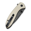 Cuțit pliabil, CIVIVI, Faeger C24031-DS1, lamă Damascus 2.98 inch, mâner G10 ivoire, blocare cu buton