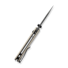 Cuțit pliabil, CIVIVI, Faeger C24031-DS1, lamă Damascus 2.98 inch, mâner G10 ivoire, blocare cu buton