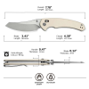 Cuțit pliabil, CIVIVI, Sixgill C24050-2, lamă Nitro-V 3.41 inch, mâner G10, Crossbar Lock Cuțit pliabil, CIVIVI, Sixgill C24050-2, lamă Nitro-V 3.41 inch, mâner G10, Crossbar Lock