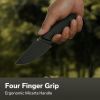 Cuțit cu lamă fixă, CIVIVI, Gander C24058B-2, oțel 14C28N, mâner Micarta, teacă Kydex
