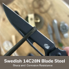 Cuțit pliabil, CIVIVI, Guile C24062B-1, lamă 14C28N 3.25 inch, mâner G10, Liner Lock, Front Flipper