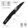 Cuțit pliabil, CIVIVI, Guile C24062B-1, lamă 14C28N 3.25 inch, mâner G10, Liner Lock, Front Flipper