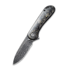 Складной нож, CIVIVI, Elementum C907C-DS1, дамасская сталь 2.96 дюйма, карбоновая рукоять, лайнер-лок