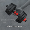 Set halteră și gantere SGP20 HMS 20 kg – discuri compozite, greutate reglabilă Set halteră și gantere SGP20 HMS 20 kg – discuri compozite, greutate reglabilă