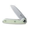 Cuțit flipper, SENCUT, Kyril S22001-2, lamă 9Cr18MoV 81mm, mâner G10 natural, Liner Lock