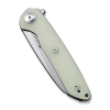 Cuțit flipper, SENCUT, Kyril S22001-2, lamă 9Cr18MoV 81mm, mâner G10 natural, Liner Lock