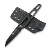 Нож с фиксированным клинком, SENCUT, TEXO S23095-1, сталь 9Cr18MoV, реверс танто, ножны Kydex