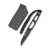 Нож с фиксированным клинком, SENCUT, TEXO S23095-1, сталь 9Cr18MoV, реверс танто, ножны Kydex
