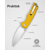 Складной нож, SENCUT, Praktisk S24019-2, сталь 9Cr18MoV 91.3мм, рукоять G10 жёлтая, лайнер-лок Складной нож, SENCUT, Praktisk S24019-2, сталь 9Cr18MoV 91.3мм, рукоять G10 жёлтая, лайнер-лок