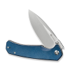 Складной нож, SENCUT, Skarnax S24025-3, сталь 9Cr18MoV 3.79 дюйма, рукоять микарта синяя, лайнер-лок