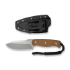Нож с фиксированным клинком, SENCUT, Toxodon S24036-3, сталь 9Cr18MoV, рукоять G10, ножны Kydex