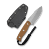 Нож с фиксированным клинком, SENCUT, Toxodon S24036-3, сталь 9Cr18MoV, рукоять G10, ножны Kydex