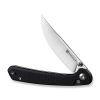Складной нож, SENCUT, Skelfin S25007-2, сталь 9Cr18MoV 3.3 дюйма, рукоять G10 черная, Button Lock