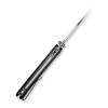 Складной нож, SENCUT, Skelfin S25007-2, сталь 9Cr18MoV 3.3 дюйма, рукоять G10 черная, Button Lock