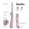 Складной нож, SENCUT, Skelfin S25007-3, клинок 9Cr18MoV 3.3 дюйма, рукоять G10 розовая, Button Lock Складной нож, SENCUT, Skelfin S25007-3, клинок 9Cr18MoV 3.3 дюйма, рукоять G10 розовая, Button Lock