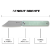 Складной нож, SENCUT, Bronte SA08C, сталь 9Cr18MoV 85.8мм, рукоять G10, лайнер-лок
