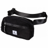 Сумка на пояс, Chaya, 810697, черный вельвет, 22x12x7см, RFID-защита, объем 1,8л