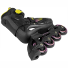 Роликовые коньки для фитнеса, Playlife, Joker Yellow Glow Combo 880326, (set) (31-34) 4 размера, колёса 82A, рама PP