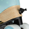 Роликовые коньки, Playlife, Classic Blue Sky 880328, 31-34 регулируемые на 4 размера, колёса 54мм 80A, интегрированный текстильный лайнер