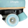 Роликовые коньки, Playlife, Classic Blue Sky 880328, 31-34 регулируемые на 4 размера, колёса 54мм 80A, интегрированный текстильный лайнер