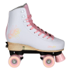 Patine cu role, Playlife, Classic Pale Rose 880329, 31-34 ajustabile pe 4 mărimi, roți 54mm 80A, căptușeală textilă, roz