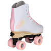 Patine cu role, Playlife, Classic Pale Rose 880329, 31-34 ajustabile pe 4 mărimi, roți 54mm 80A, căptușeală textilă, roz