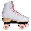 Patine cu role, Playlife, Classic Pale Rose 880329, 31-34 ajustabile pe 4 mărimi, roți 54mm 80A, căptușeală textilă, roz