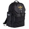 Rucsac sport, Swings, 910935, 27L, poliester și plasă, negru/auriu, compartiment role, ventilație Rucsac sport, Swings, 910935, 27L, poliester și plasă, negru/auriu, compartiment role, ventilație