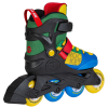 Роликовые коньки для фитнеса, Powerslide, Rocket Motley 940711, 33-36 регулируемые на 4 размера, рама GFRP, колёса 82A, лайнер EVA Роликовые коньки для фитнеса, Powerslide, Rocket Motley 940711, 33-36 регулируемые на 4 размера, рама GFRP, колёса 82A, лайнер EVA