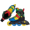 Роликовые коньки для фитнеса, Powerslide, Rocket Motley 940711, 33-36 регулируемые на 4 размера, рама GFRP, колёса 82A, лайнер EVA Роликовые коньки для фитнеса, Powerslide, Rocket Motley 940711, 33-36 регулируемые на 4 размера, рама GFRP, колёса 82A, лайнер EVA