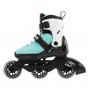 Детские роликовые коньки MICROBLADE 3WD 072217002V6 | Размеры 28-32, регулируемые | Цвет: бирюзовый/белый
