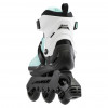 Детские роликовые коньки MICROBLADE 3WD 072217002V6 | Размеры 28-32, регулируемые | Цвет: бирюзовый/белый
