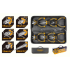Set de 6 clesti Mini 115mm Tolsen