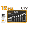 Set 12 chei duble deschise 6-32mm Tolsen