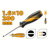 Отвертка с ударной ручкой SL10x200мм Tolsen