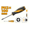 Отвертка с ударной ручкой PH2x100мм Tolsen