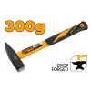 Mолоток фибергласовая рукоятка 300г Tolsen